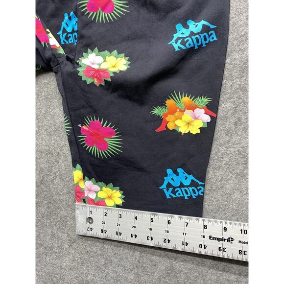 Kappa Shorts Womens Large Multicolor Hawaiian Floral Compression Skin Fit Waist - Picture 7 of 13